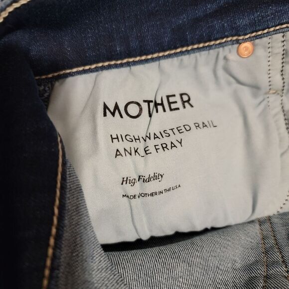 Mother High Waisted Rail Ankle Fray - Picture 8 of 13